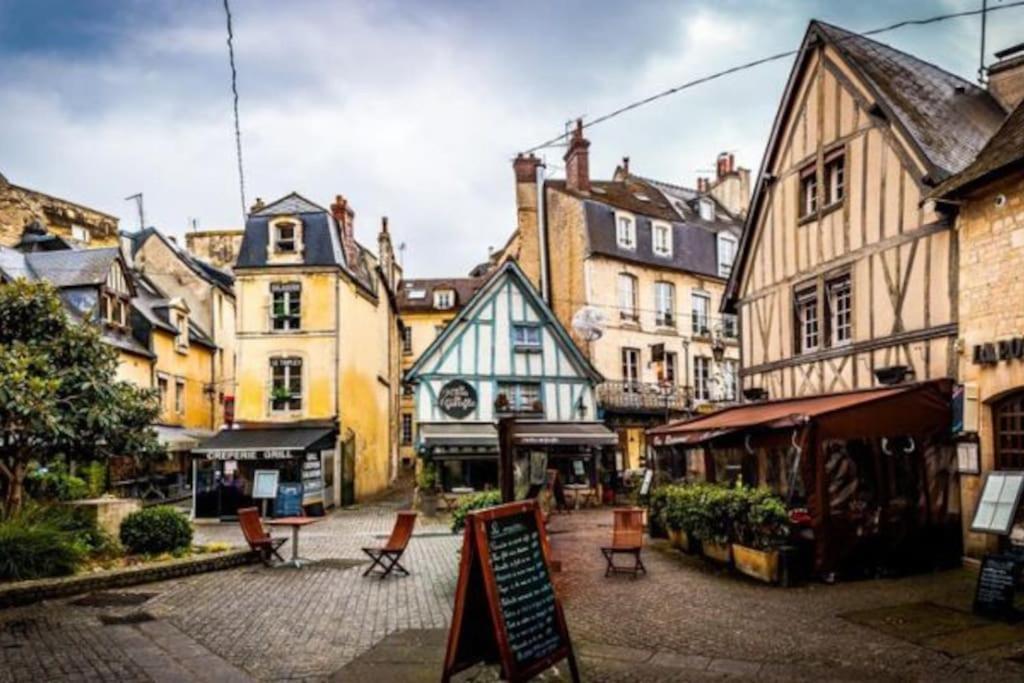 Appart 90M2 Lumineux, Centre, Vue Eglise Penchee Caen Eksteriør bilde